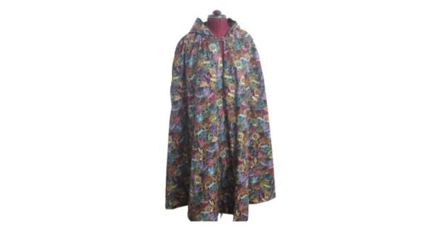 Colorful Tarot Short Hooded Cloak