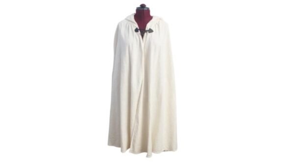 Cream Short Hooded Cloak