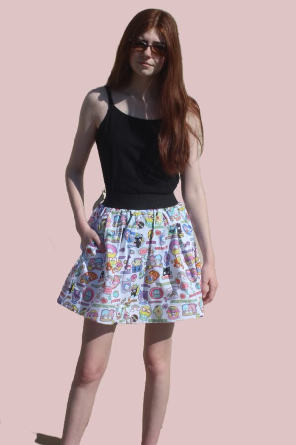 Hello Kitty Skater Mini Skirt with Pockets