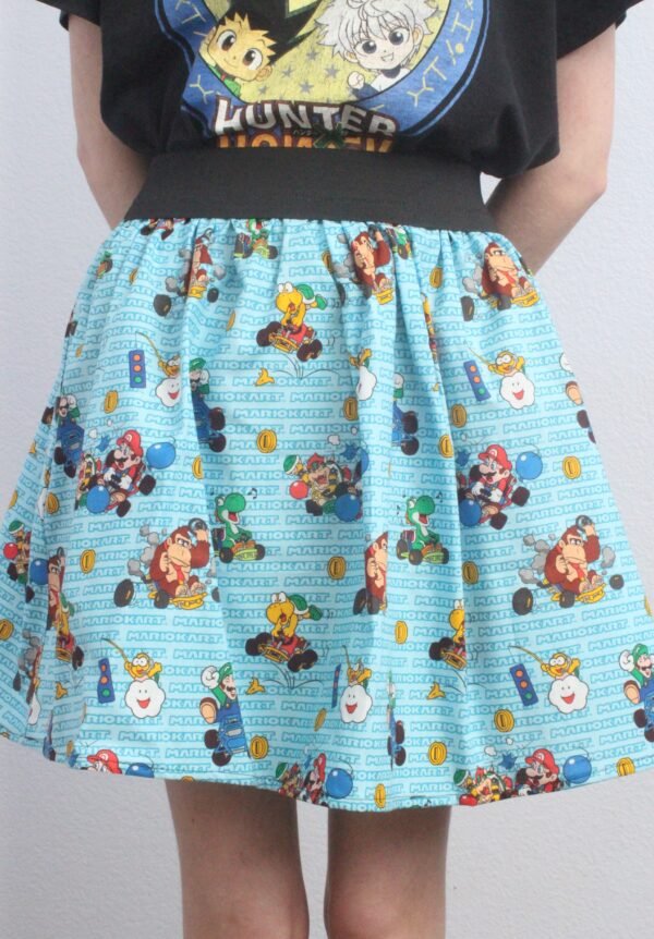 Mario Cart Skater Mini Skirt