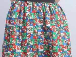 Mario and Luigi Skater Mini Skirt