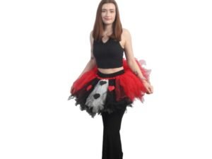 Red and Black Hearts Adult Tutu