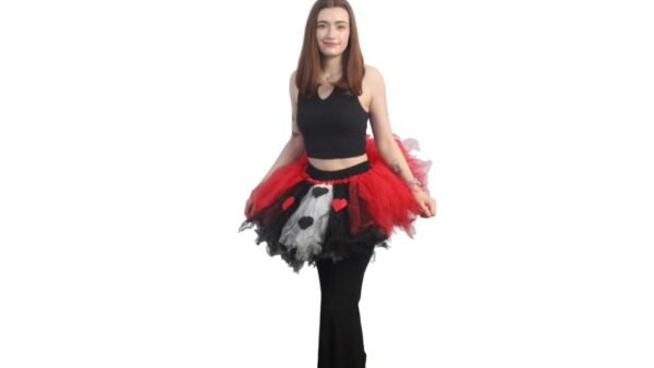 Red and Black Hearts Adult Tutu