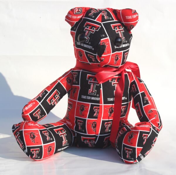 Texas Tech Block Teddy Bear