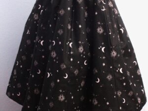 Night Sky Elastic Midi Skirt