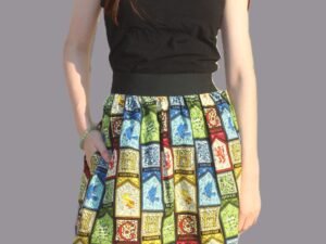 Hogwarts House Skater Mini Skirt