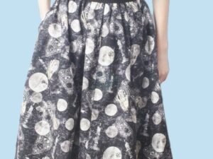 Metaphysical Midi Skirt with Pockets