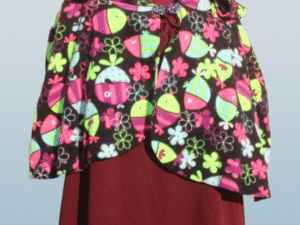 Colorful Fish Hooded Capelet
